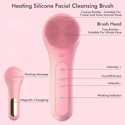 Electric Face Brush for Deep Cleansing
